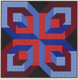 Idom-Stri by Victor Vasarely, 1986, Serigrafi, sold Sep 2026