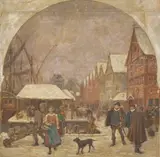 Kristoffer Valkendorf by Eivind Nielsen, Olje på lerret, ca, sold Sep 2026