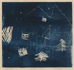 Stjerne / bilde by Marianne Bratteli, 2004, Tresnitt, E.T, sold Sep 2026