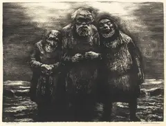De tre hellige gamle menn by Kaare Espolin Johnson, Serigrafi, sold Sep 2026