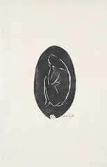 Kvinne by Kai Fjell, Tresnitt, K.T, sold Sep 2026