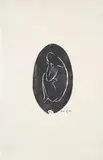 Kvinne by Kai Fjell, Tresnitt, K.T, sold Sep 2026