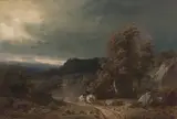 Optrekkende uveir by Christian Wexelsen, 1860, Olje på lerret, sold Sep 2026