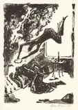 Vignett by Håkon Bleken, 1987, Litografi, sold Sep 2026