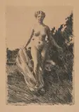 Sommar by Anders Zorn, 1907, Radering, sold Sep 2026