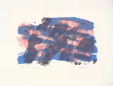 Blå og svarte svaberg by Carl Nesjar, 2002, Litografi, sold Sep 2026