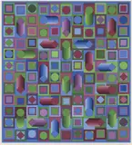 Hyram by Victor Vasarely, 1986, Serigrafi, sold Sep 2026