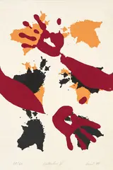 Kallistus IV by Raul Meel, 1989, Serigrafi, sold Sep 2026