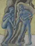 Uten tittel by Hans Georg Kohler, Olje på lerret, sold Sep 2026
