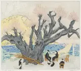 Under tamarisk-treet by Ferdinand Finne, 1986, print (other), sold Sep 2026