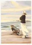 Aften på vestlandet by Vebjørn Sand, Litografi, E.A, sold Sep 2026