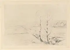 Norsk landskap by Edvard Munch, 1908, print (other), sold Sep 2026