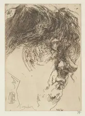 Langenhorn by Horst Janssen, 1982, Radering, sold Sep 2026