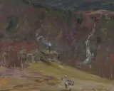Uten tittel by Gustav Wentzel, Olje på plate, sold Sep 2026