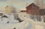 Uten tittel by Nils Hansteen, Olje på lerret, sold Sep 2026