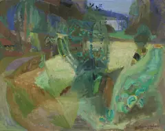 Kål og havre by Håkon Stenstadvold, 1959, Olje på lerret, sold Sep 2026