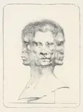 Lite trehode, variant I by Bjørn Ransve, 1997, Litografi, sold Sep 2026