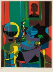 Uten tittel by Marcel Mouly, Litografi, sold Sep 2026