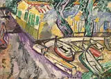 Liten fiskehavn by Guy Krohg, 2001, Olje på plate, sold Sep 2026