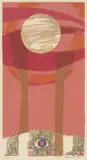 Stopp by Else Hagen, 1981, Serigrafi med metallpreg, sold Sep 2026