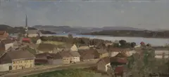 Uten tittel by Morten Müller, Olje på lerret klebet på plate, sold Sep 2026