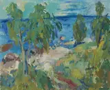 Uten tittel by Sigurd Eriksen, Olje på lerret, sold Sep 2026