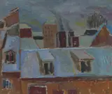 Uten tittel by Bjarne Engebret, Olje på plate, sold Sep 2026