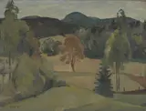 Uten tittel by Hjalmar Haalke, Olje på lerret, sold Sep 2026