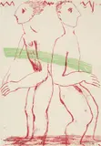 Mann og kvinne by Johanne Marie Hansen-Krone, 1985, Litografi, sold Sep 2026