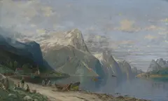 Uten tittel by Carl Bertold, Olje på lerret, sold Sep 2026