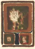 Stemmegaffel (rød versjon) by Jens Johannessen, 1982, Fargelitografi på japanpapir, XVII/XVIII, sold Sep 2026