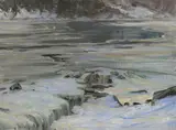Uten tittel by Gustav Wentzel, Olje på lerret, sold Sep 2026