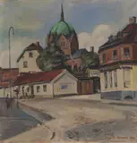 Uten tittel by Sigurd Eriksen, Olje på lerret, sold Sep 2026