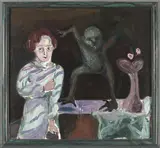 Uten tittel by Bjørn Carlsen, Olje på lerret, sold Sep 2026