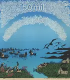 50 mil - Nei til død kyst og dødt hav. Norge krever 50 milsgrense. by Willibald Storn, 1972, Silketrykk/originalplakat, sold Sep 2026