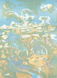 Vårlandskap by Håkon Bleken, 1995, Litografi, sold Sep 2026