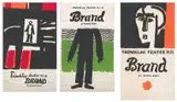 Brand by Arne Lindaas, 1970, Blandingsteknikk på papir, á ca, sold Sep 2026