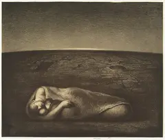 Moren by Odd Nerdrum, 1984-86, Litografi, PT, sold Sep 2026
