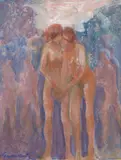 Løk by Gunilla Hegfeldt, Olje på lerret, sold Sep 2026