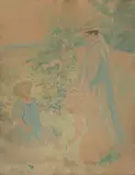 Uten tittel by Eivind Nielsen, Akvarell, sold Sep 2026