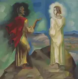 Uten tittel by Alfred Hagn, Olje på lerret, sold Sep 2026