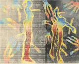 Innbrudd by Frans Widerberg, 1986, Tresnitt, sold Sep 2026