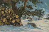 Uten tittel by Gustav Wentzel, Olje på lerret, sold Sep 2026