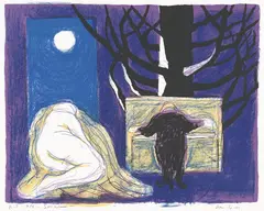 Sonaten by Kai Fjell, 1985, Serigrafi, K.t, sold Sep 2026