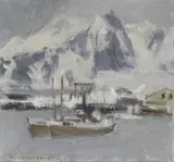 Uten tittel by Herman Bendixen, Olje på lerret, sold Sep 2026