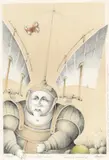 Flyver og sommerfugl by Terje Ythjall, 1987, print (other), sold Sep 2026