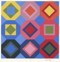 Uten tittel by Victor Vasarely, Serigrafi, sold Sep 2026