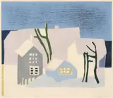 Mørketid I by Hanne Borchgrevink, 1993, Tresnitt, sold Sep 2026