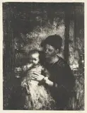 Ettårsdagen by Odd Nerdrum, Litografi, sold Sep 2026