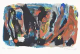 Skogbilde by Carl Nesjar, 2014, Litografi, sold Sep 2026